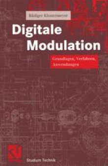 Digitale Modulation: Grundlagen, Verfahren, Systeme