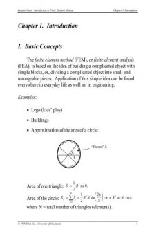 Introduction to Finite Element Method - I & II