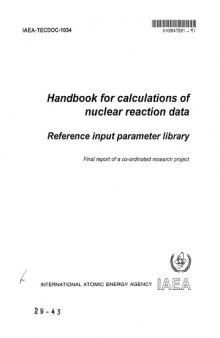 Hndbk for Calculation of Nuclear Reaction Data (IAEA TECDOC-1034)