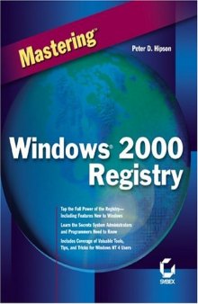 Mastering Windows 2000 registry