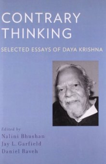 Contrary Thinking: Selected Essays of Daya Krishna