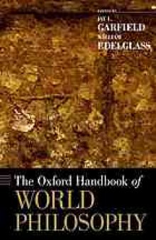 The Oxford Handbook of World Philosophy