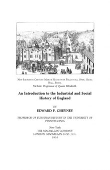 An Introduction to the Industrial and Social History of England