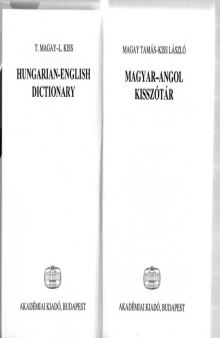 Pocket Hungarian-English Dictionary
