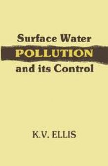 Surface Water Pollution and its Control