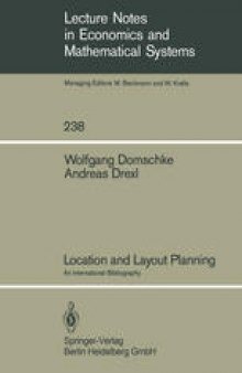 Location and Layout Planning: An International Bibliography