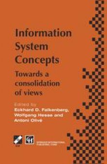 Information System Concepts: Towards a consolidation of views