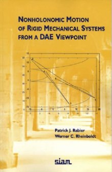 Nonholonomic Motion of Rigid Mechanical Systems from a DAE Viewpoint