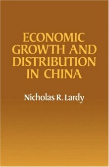 Economic Growth and Distribution in China