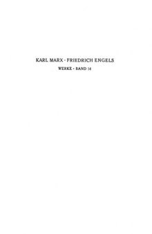 Marx-Engels-Werke (MEW) - Band 14 (Juli 1857 - Nov 1860)