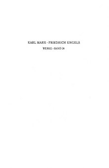 Marx-Engels-Werke (MEW) - Band 24 (Das Kapital - Zweiter Band)