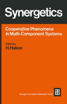 Synergetics: Cooperative Phenomena in Multi-Component Systems