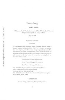 Vacuum Energy