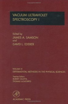 Vacuum ultraviolet spectroscopy