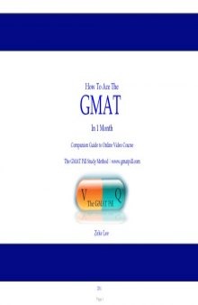 How to Ace the GMAT in 1 month 