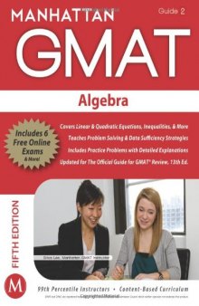 Manhattan GMAT Strategy Guide 2 : Algebra