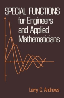 Special Functions for Engineers and Applied Mathematicians