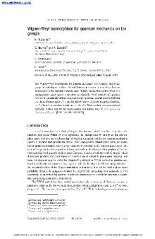 Wigner-Weyl isomorphism for quantum mechanics on Lie groups