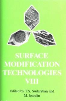 Surface modification technologies VIII