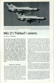 MiG-21 (Fishbed) variants