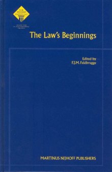 The Law's Beginnings  
