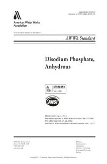 Disodium phoshpate, anhydrous : effective date, Aug. 1, 2012