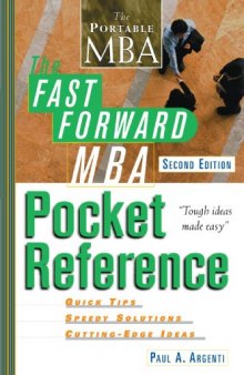 The fast forward MBA pocket reference Second Edition