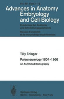 Paleoneurology 1804–1966: An Annotated Bibliography