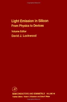 Light Emission in Silicon: From Physics to Devices