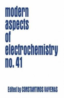 Modern Aspects of Electrochemistry, Vol. 41