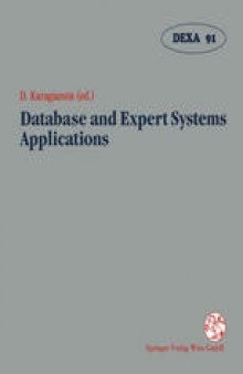 Database and Expert Systems Applications: Proceedings of the International Conference in Berlin, Federal Republic of Germany, 1991