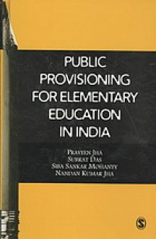 Public provisioning for elementary education in India