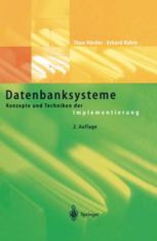 Datenbanksysteme: Konzepte und Techniken der Implementierung