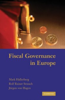 Fiscal Governance in Europe (Cambridge Studies in Comparative Politics)