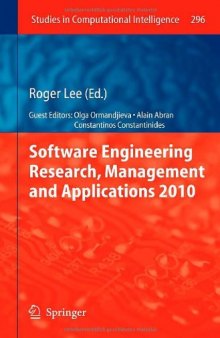 Software Engineering Research, Management and Applications 2010