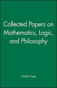 Collected papers on mathematics, logic, and philosophy