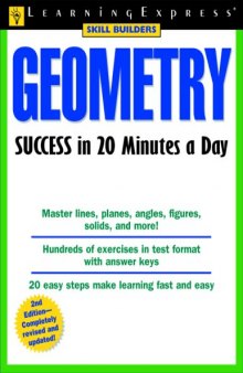 Geometry Success in 20 Minutes a Day (Skill Builders)