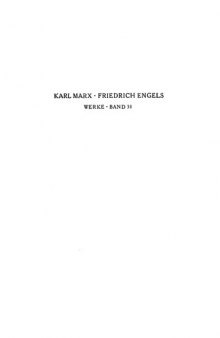 Marx-Engels-Werke (MEW) - Band 31 (Okt 1864 - Dez 1867)
