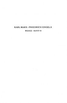 Marx-Engels-Werke (MEW) - Band 34 (Briefwechsel Marx und Engels Feb 1875 - Sep 1880)