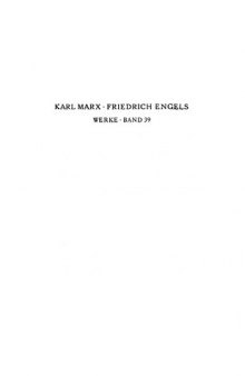 Marx-Engels-Werke (MEW) - Band 39 (Engels Briefe Jan 1893 - Juli 1895)
