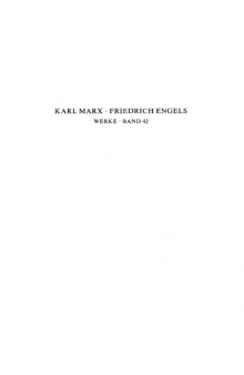 Marx-Engels-Werke (MEW) - Band 42 (Okonomische Manuskripte 1857-1858)