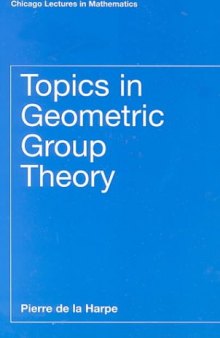 Topics in geometric group theory