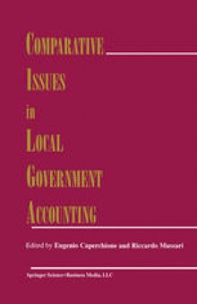 Comparative Issues in Local Government Accounting