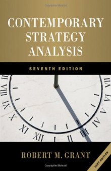 Contemporary Strategy Analysis: Text Only    