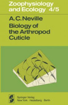 Biology of the Arthropod Cuticle