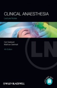 Lecture Notes: Clinical Anaesthesia