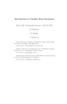 Introduction to Vassiliev Knot Invariants