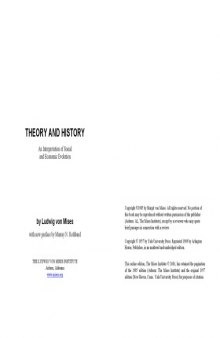 Theory And History