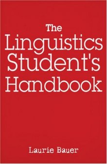 Linguistics Student's Handbook.