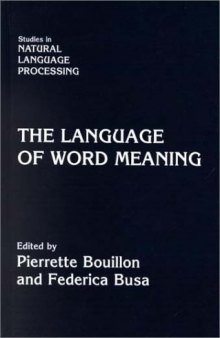 The language of word meaning